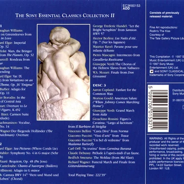 The Sony Essential Classics Collection II by Various Artists - album cover