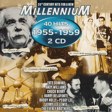 20th Century Hits for a New Millennium: 40 Hits of 1955–1959 by Various Artists - album cover