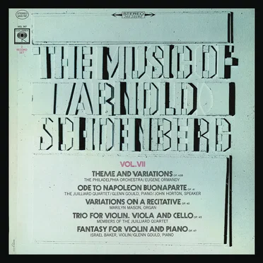 The Music of Arnold Schoenberg, Vol. 7: Chamber Music