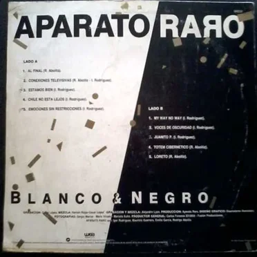 Blanco & negro by Aparato Raro - album cover