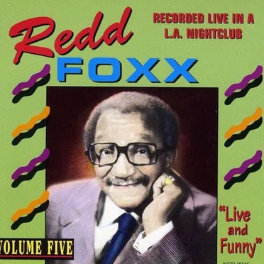 "Live and Funny" Volume 5 by Redd Foxx - album cover