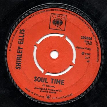 Soul Time by Shirley Ellis - album cover