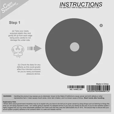 Instructions by Capn Stewmeiser - album cover
