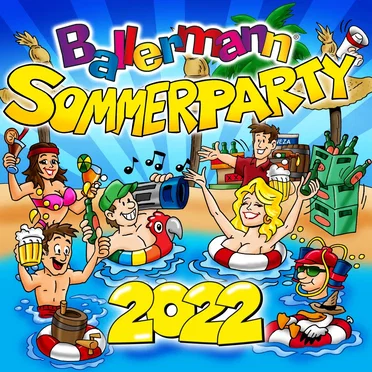 Ballermann: Sommerparty 2022 by Various Artists - album cover