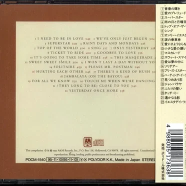 Twenty-Two Hits of the Carpenters