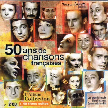 50 ans de chansons françaises by Various Artists - album cover