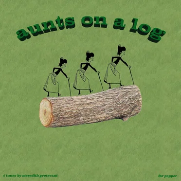 aunts on a log by meredith grotevant - album cover