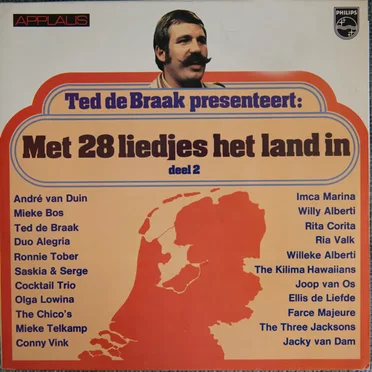 Ted de Braak presenteert: Met 28 liedjes het land in, deel 2 by Various Artists - album cover