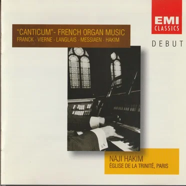 "Canticum" - French Organ Music by Naji Hakim - album cover