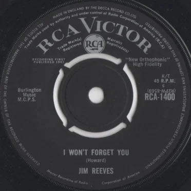 I Won’t Forget You / A Stranger’s Just a Friend