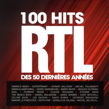 100 hits RTL des 50 dernières années by Various Artists - album cover