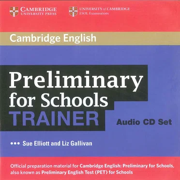 Preliminary for Schools TRAINER by Sue Elliot - album cover