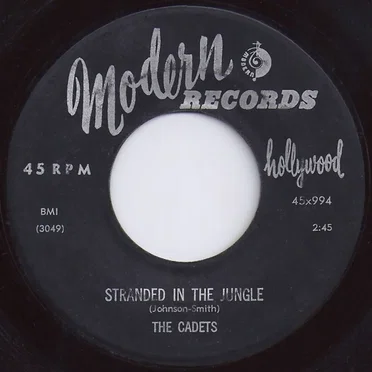 Stranded in the Jungle by The Cadets - album cover