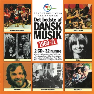 Det bedste af dansk musik 1969-71 by Various Artists - album cover