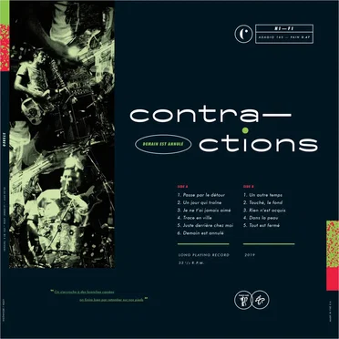 Demain est annulé by Contractions - album cover