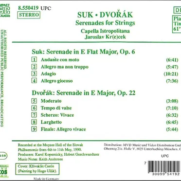 Serenades for Strings