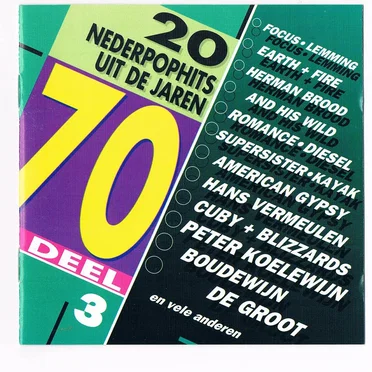 20 nederpophits uit de jaren ’70, deel 3 by Various Artists - album cover
