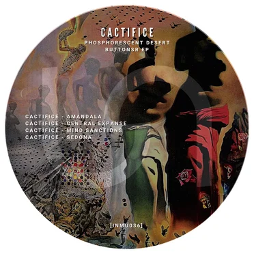 Phosphorescent Desert Buttons EP by Cactifice - album cover