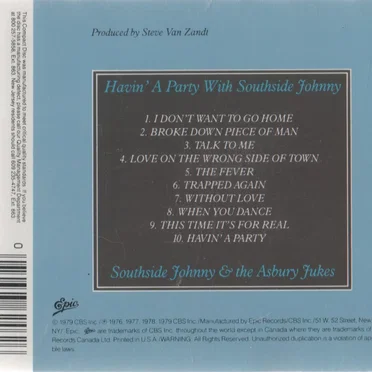 Havin’ a Party With Southside Johnny
