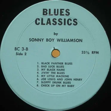 Blues Classics By Sonny Boy Williamson