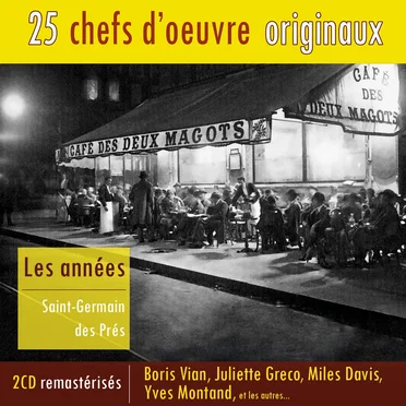 Les Années Saint-Germain des Prés (25 chefs d'oeuvre originaux) by Various Artists - album cover