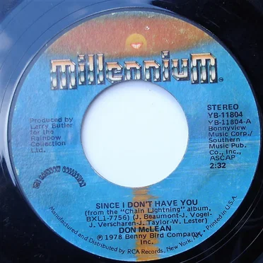 Since I Don’t Have You