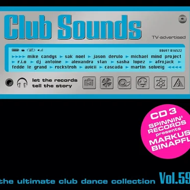 Club Sounds: The Ultimate Club Dance Collection, Vol. 59 by Various Artists - album cover