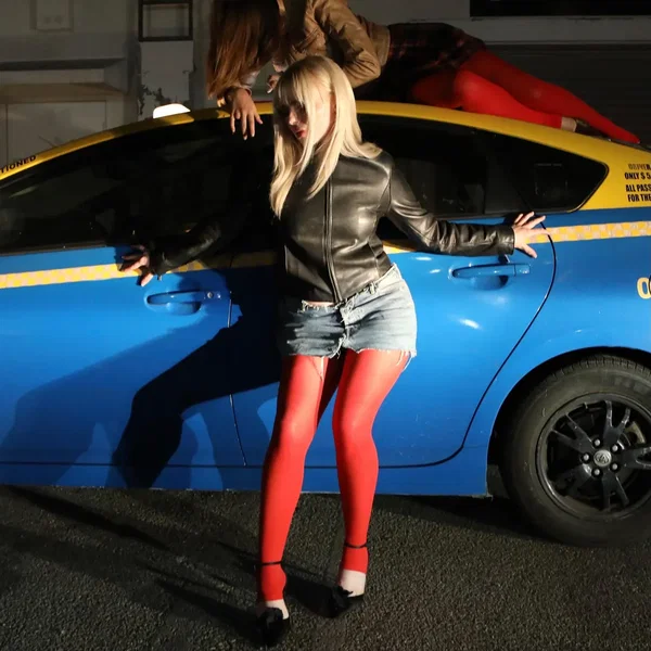 Victoria Drives a Taxi