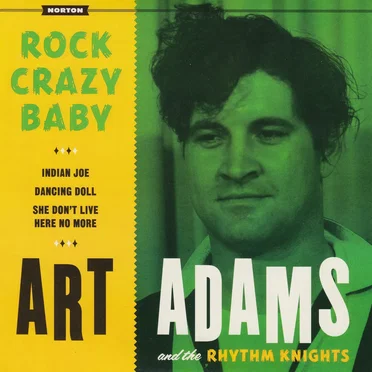 Rock Crazy Baby by Art Adams & the Rhythm Knights - album cover