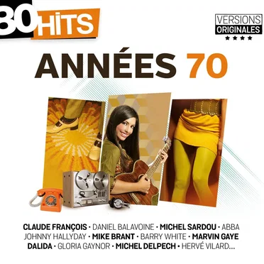 80 Hits : Années 70 by Various Artists - album cover