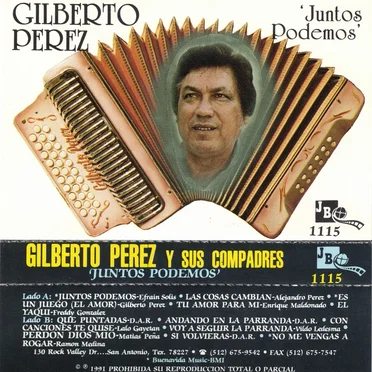 Juntos podemos by Gilberto Pérez y sus Compadres - album cover