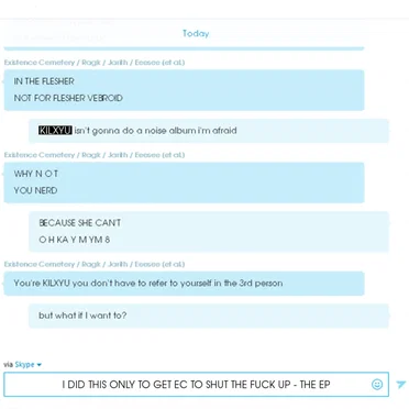 I DID THIS ONLY TO GET EC TO SHUT THE FUCK UP - THE EP