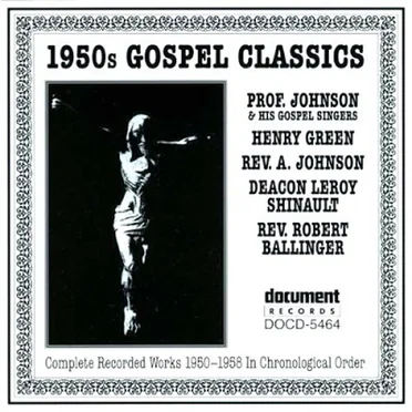 1950s Gospel Classics 1950 - 1958 by Various Artists - album cover