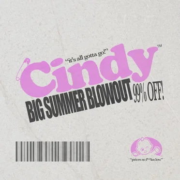 Big Summer Blowout by Cindy - album cover