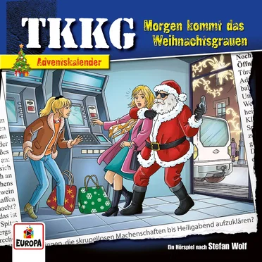 TKKG: Morgen kommt das Weihnachtsgrauen (Adventskalender) by Stefan Wolf - album cover