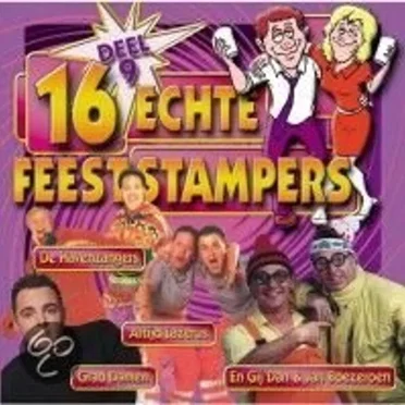 16 echte feeststampers, deel 9 by Various Artists - album cover