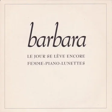 Le jour se lève encore / Femme-Piano-Lunettes