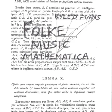 Folke Music Mathematica EP by Kyle D Evans - album cover