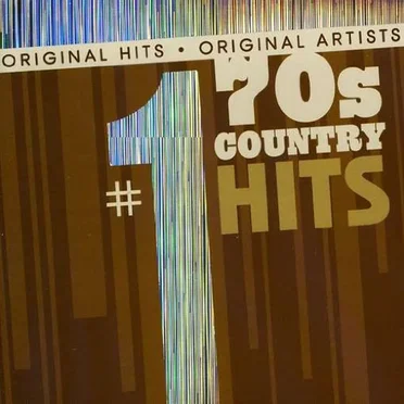 #1 Country Hits of the 70s by Various Artists - album cover