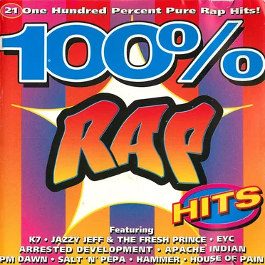 100% Rap Hits by Various Artists - album cover