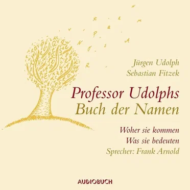 Professor Udolphs Buch der Namen. Woher sie kommen, was sie bedeuten by Jürgen Udolph - album cover