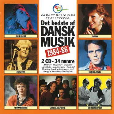 Det bedste af dansk musik 1984-86 by Various Artists - album cover