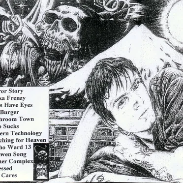Full Moon Over Mushroom Town / Anyone for Designer Violence by Toxic Avengers - album cover