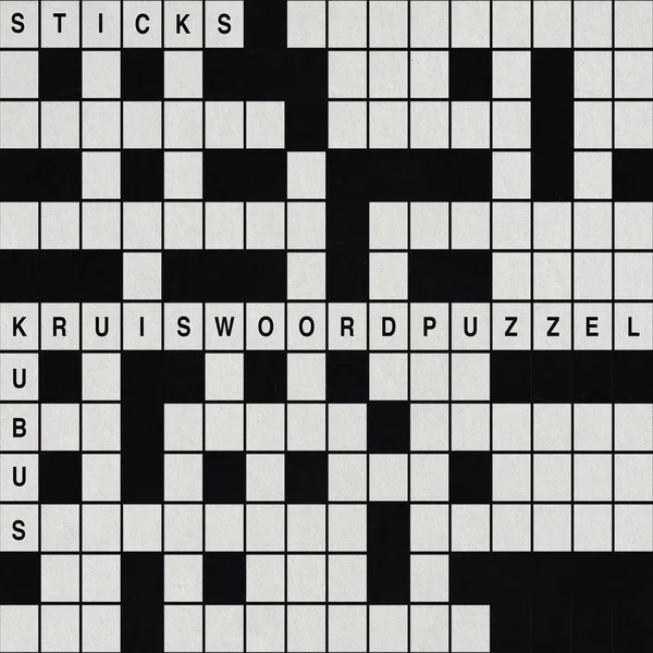 Kruiswoordpuzzel