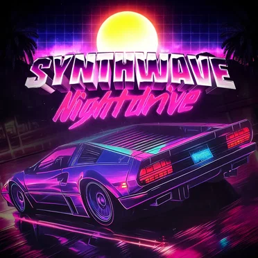 Synthwave Nightdrive by Various Artists - album cover
