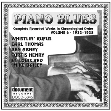Piano Blues Vol 6 1933 - 1938 by Various Artists - album cover