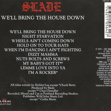 We'll Bring the House Down by Slade - album cover