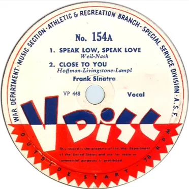 Speak Low, Speak Love / Close to You / The Whiffenpoof Song