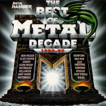 The Best of Metal Decade (1980–89) by Various Artists - album cover