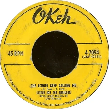 The Echoes Keep Calling Me by Little Joe the Thriller - album cover